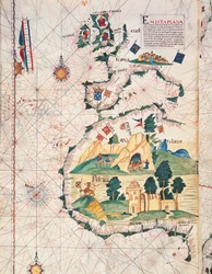 Fol.5v Carte de Grande-Bretagne, d